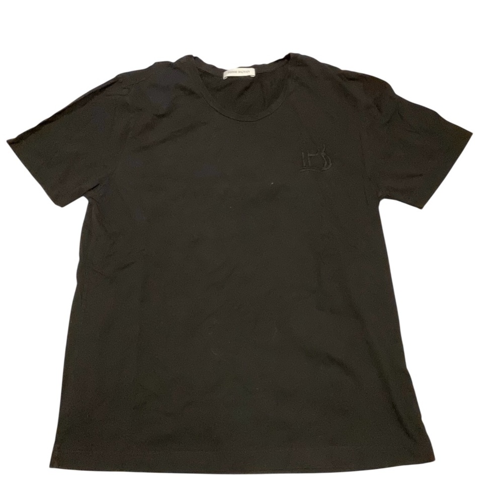 Pierre Balmain Black Short Sleeve Tee‎